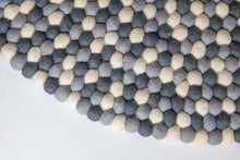 Load image into Gallery viewer, Felt ball rug-rugs-Rainbows and Clover-rainbow-Rainbows and Clover