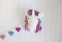 Load image into Gallery viewer, Felt heart garland-garlands-Rainbows and Clover-berry bubble-Rainbows and Clover