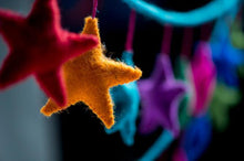 Load image into Gallery viewer, Felt star garland-garland-Rainbows and Clover-rainbow-Rainbows and Clover