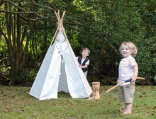 Load image into Gallery viewer, Kids teepee play tent regular-size-teepee-Rainbows and Clover-Rainbows and Clover