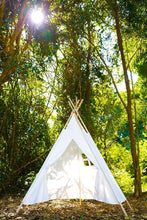 Load image into Gallery viewer, Kids teepee play tent regular-size-teepee-Rainbows and Clover-Rainbows and Clover