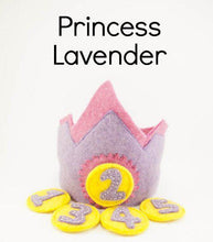 Load image into Gallery viewer, Birthday crowns 1-5 years-crowns-Rainbows and Clover-King Neptune-Rainbows and Clover