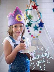 Birthday crowns 1-5 years-crowns-Rainbows and Clover-King Neptune-Rainbows and Clover