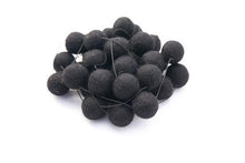 Load image into Gallery viewer, Felt ball garland - choice of colour-garlands-Rainbows and Clover-all-blacks OUT OF STOCK-Rainbows and Clover