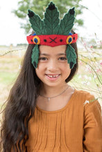 Load image into Gallery viewer, Felt costume headdress-crowns-Rainbows and Clover-Flowers-Rainbows and Clover
