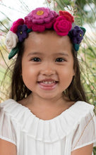 Load image into Gallery viewer, Felt costume headdress-crowns-Rainbows and Clover-Flowers-Rainbows and Clover