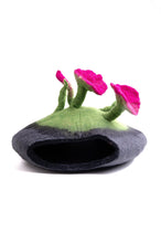 Load image into Gallery viewer, Felt fairy caves & dragon dens-fairy dragon house-Rainbows and Clover-Pink poppy funghi-Rainbows and Clover