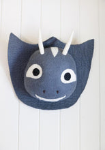 Load image into Gallery viewer, Felt magical animal wall head - Unicorn or Dragon-Heads-Rainbows and Clover-Unicorn-Rainbows and Clover