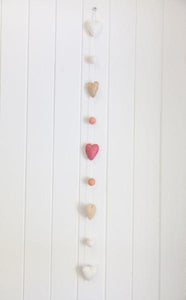 Felt under-the-sea drop garland - 3 styles-garlands-Rainbows and Clover-coral-Rainbows and Clover