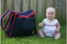 Load image into Gallery viewer, nic-nac : carry-all baby bag-carry-all-Rainbows and Clover-poppy dot-Rainbows and Clover