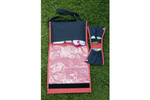 Load image into Gallery viewer, nic-nac : nappywrap nappy bag & change mat in one-nappywrap-Rainbows and Clover-poppy dot-Rainbows and Clover