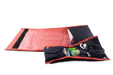 Load image into Gallery viewer, nic-nac : nappywrap nappy bag & change mat in one-nappywrap-Rainbows and Clover-poppy dot-Rainbows and Clover