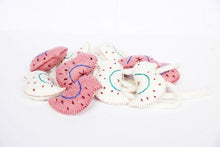 Load image into Gallery viewer, Pink and cream robin bird felt garland-garland-Rainbows and Clover-Rainbows and Clover