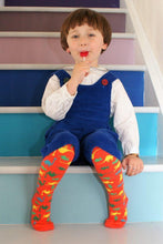 Load image into Gallery viewer, Slugs & Snails Kids Organic Cotton Tights - Dino-tights-Slugs & Snails-3-4 yrs (98-104cm)-Rainbows and Clover