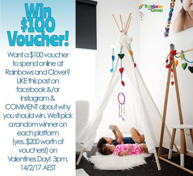 2x $100 vouchers to be won!