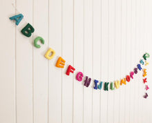 Load image into Gallery viewer, Alphabet garland-garlands-Rainbows and Clover-Rainbow-Rainbows and Clover
