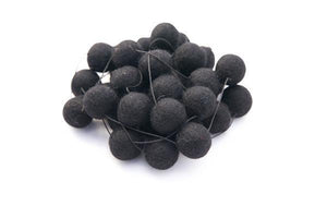 Felt ball garland - choice of colour-garlands-Rainbows and Clover-all-blacks OUT OF STOCK-Rainbows and Clover