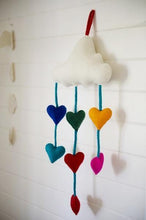 Load image into Gallery viewer, Felt mobiles-mobiles-Rainbows and Clover-natural animals-Rainbows and Clover