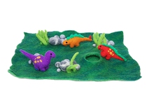 Load image into Gallery viewer, Felt play mats with cave (small) - Forest or Ocean-mats-Rainbows and Clover-forest floor-Rainbows and Clover