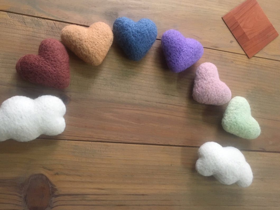 Hearts and Cloud set-decor-Rainbows and Clover-Rainbows and Clover