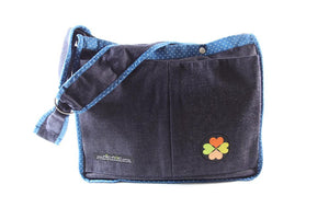 nic-nac : carry-all baby bag-carry-all-Rainbows and Clover-blueberry spot-Rainbows and Clover