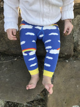 Load image into Gallery viewer, Slugs &amp; Snails Organic Footless Tights - Rainbows-tights-Slugs &amp; Snails-12-18 months (74-80cm)-Rainbows and Clover